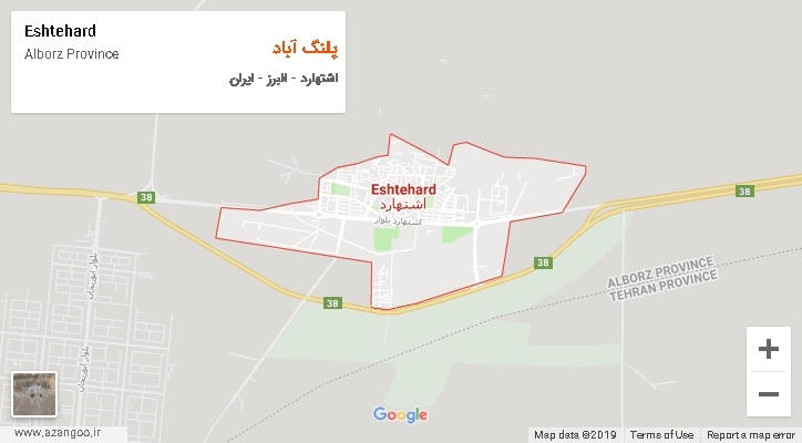 دهستان پلنگ آباد بر روی نقشه