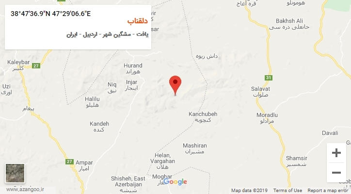 روستای دلقناب بر روی نقشه