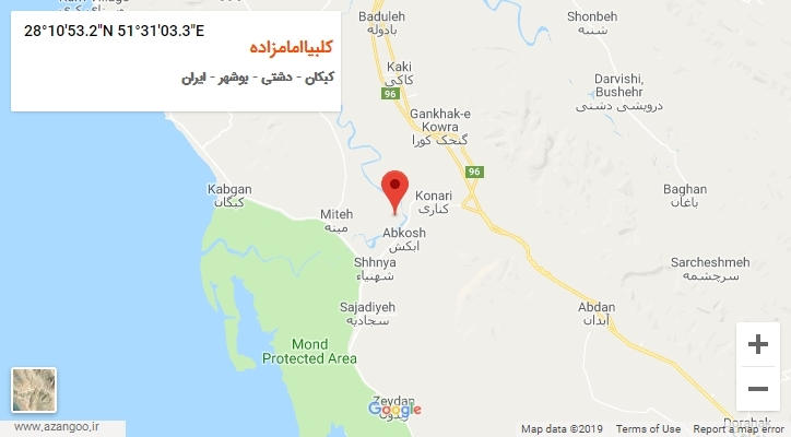 روستای کلبیاامامزاده بر روی نقشه