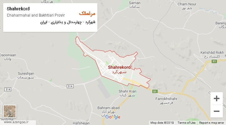 دهستان مرغملک بر روی نقشه