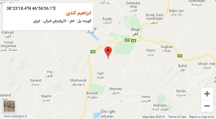روستای ابراهیم کندی بر روی نقشه