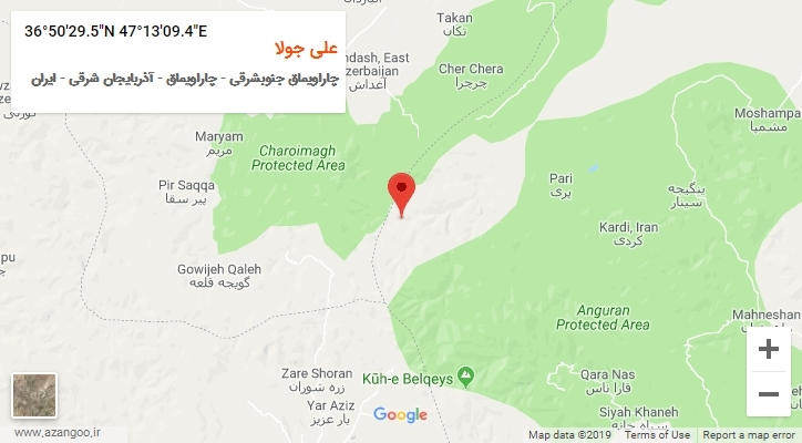 روستای علی جولا بر روی نقشه
