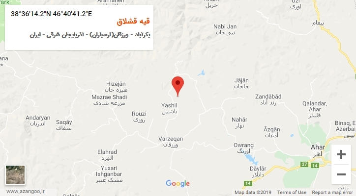 روستای قیه قشلاق بر روی نقشه