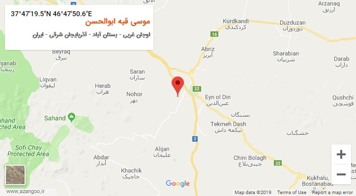 روستای موسی قیه ابوالحسن بر روی نقشه