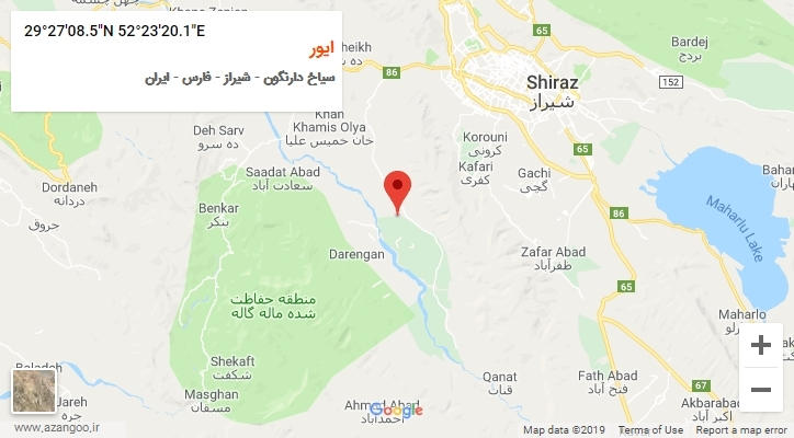 روستای ایور بر روی نقشه