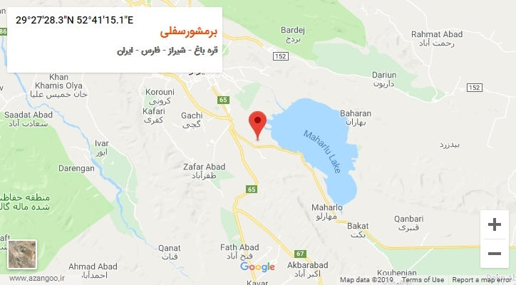 روستای برمشورسفلی بر روی نقشه