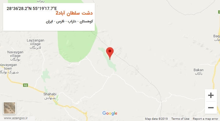 روستای دشت سلطان آباد2 بر روی نقشه