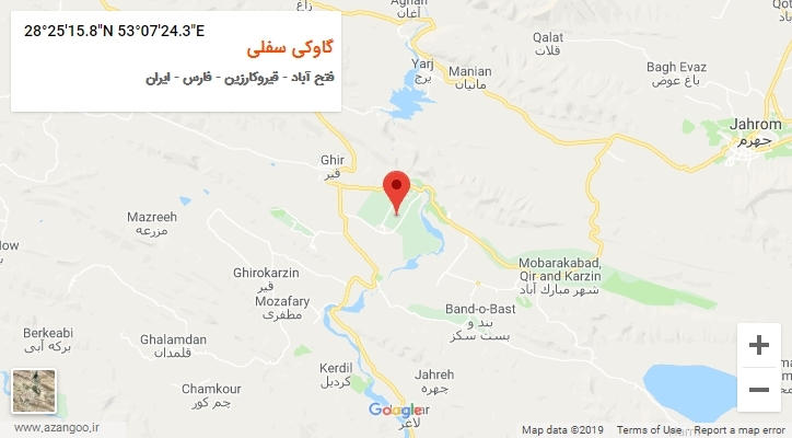 روستای گاوکی سفلی بر روی نقشه