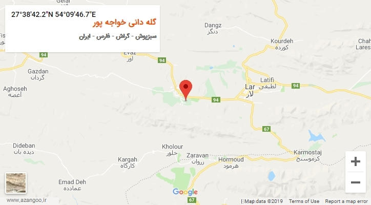 روستای گله دانی خواجه پور بر روی نقشه
