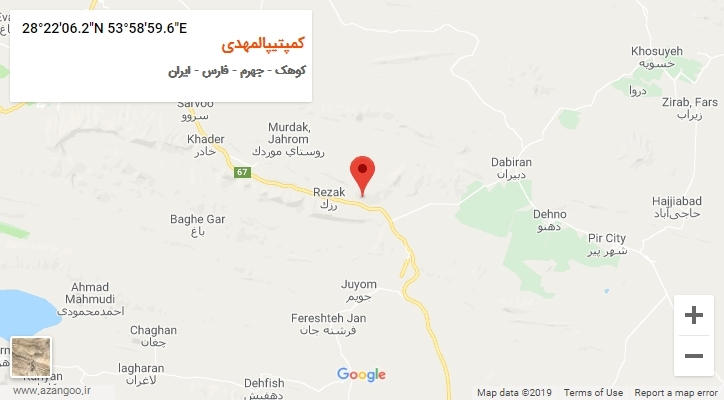 روستای کمپتیپالمهدی بر روی نقشه
