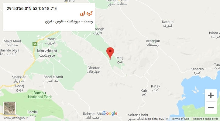 روستای کره ای بر روی نقشه