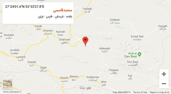 روستای محمدقاسمی بر روی نقشه