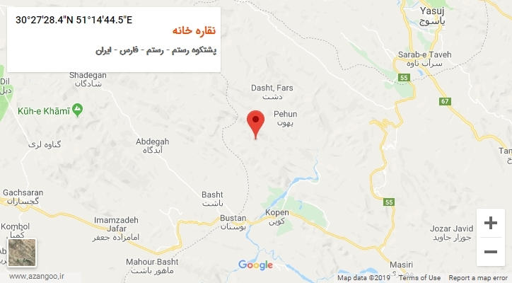 روستای نقاره خانه بر روی نقشه