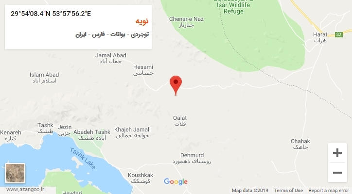روستای نویه بر روی نقشه