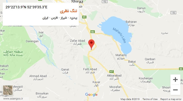 روستای تنگ نظری بر روی نقشه