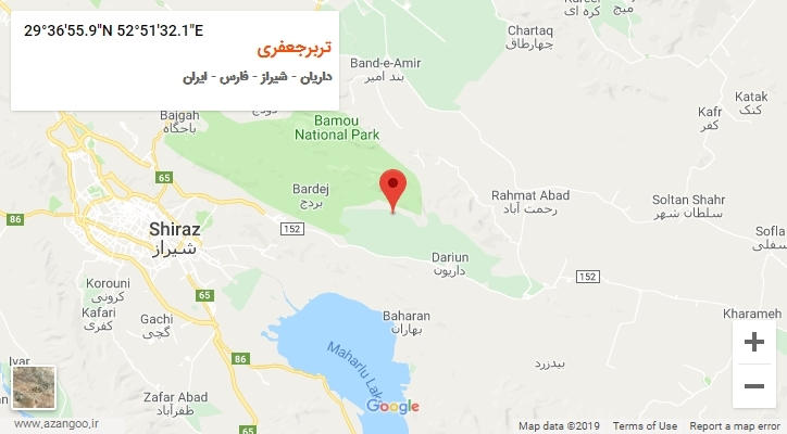 روستای تربرجعفری بر روی نقشه