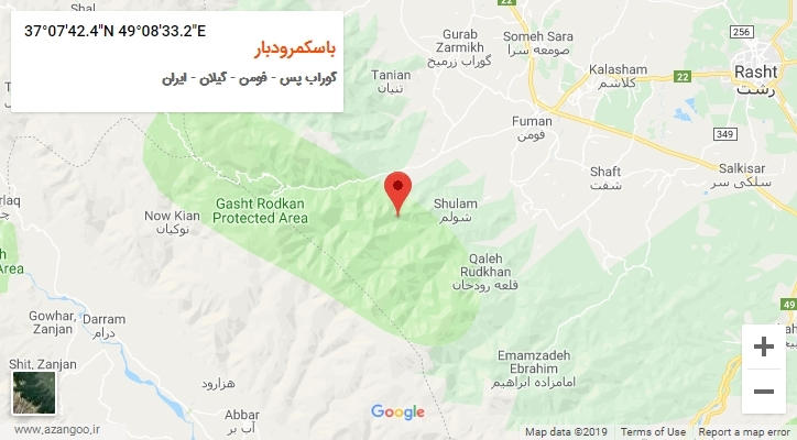 روستای باسکمرودبار بر روی نقشه