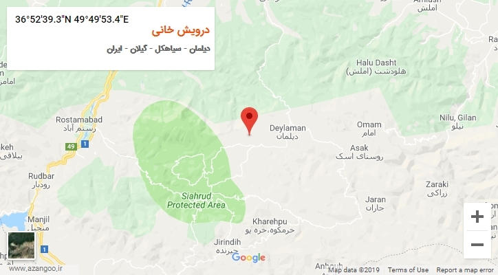 روستای درویش خانی بر روی نقشه