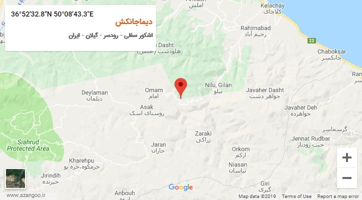 روستای دیماجانکش بر روی نقشه