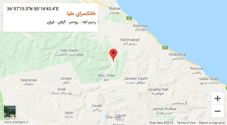 روستای خانکسرای علیا بر روی نقشه