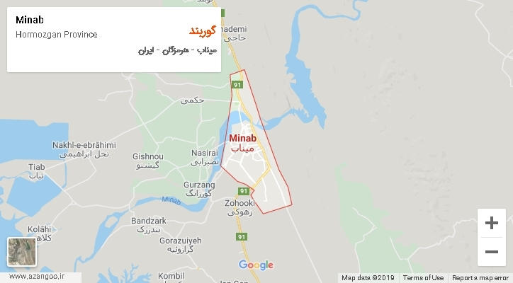 دهستان گوربند بر روی نقشه