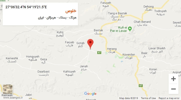 روستای خلوص بر روی نقشه