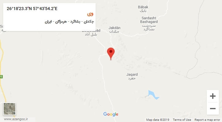 روستای وی بر روی نقشه