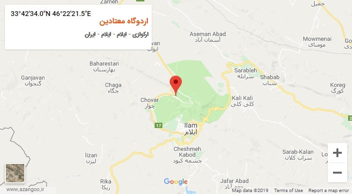 روستای اردوگاه معتادین بر روی نقشه