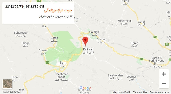 روستای جوب درازمیرزابیگی بر روی نقشه