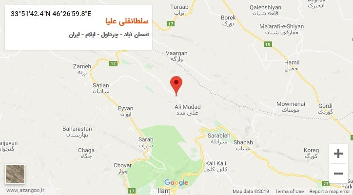 روستای سلطانقلی علیا بر روی نقشه