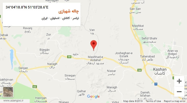 روستای چاله شهبازی بر روی نقشه