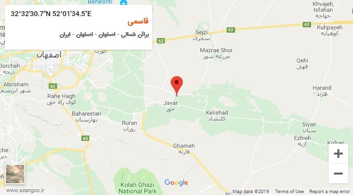روستای قاسمی بر روی نقشه