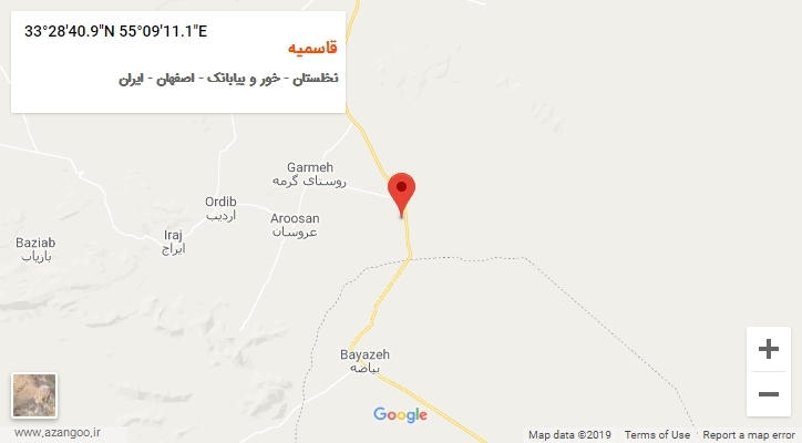 روستای قاسمیه بر روی نقشه