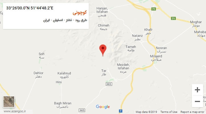 روستای کوچونی بر روی نقشه