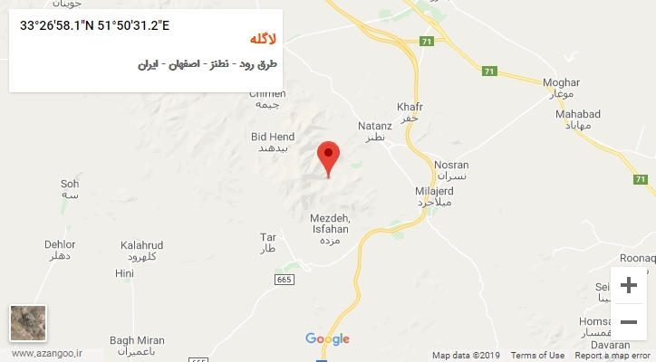روستای لاگله بر روی نقشه