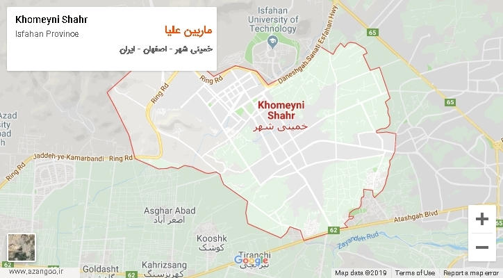 دهستان ماربین علیا بر روی نقشه