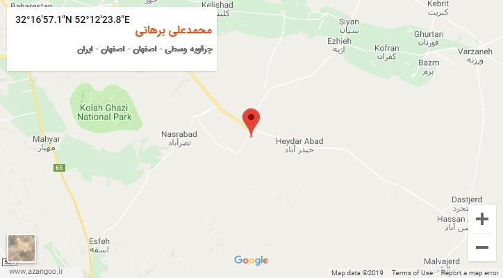 روستای محمدعلی برهانی بر روی نقشه