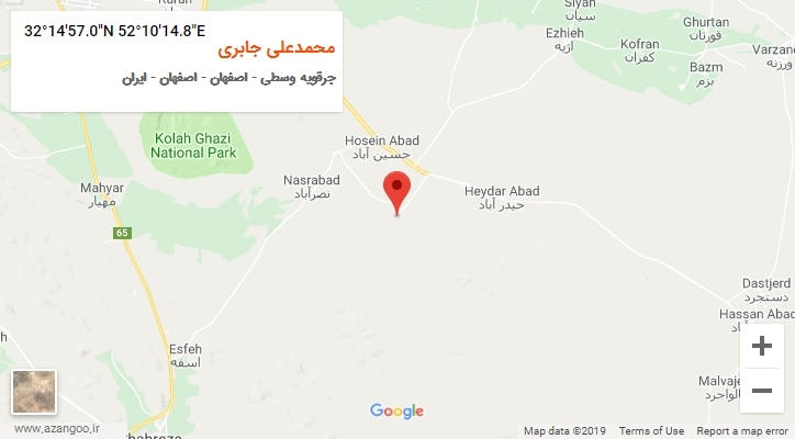 روستای محمدعلی جابری بر روی نقشه