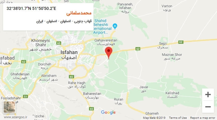 روستای محمدسلمانی بر روی نقشه