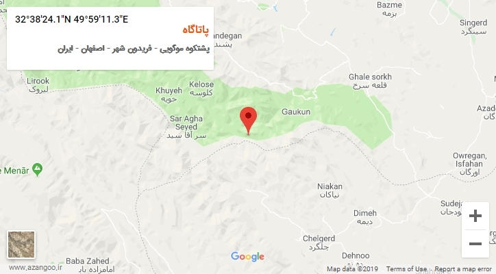 روستای پاتاگاه بر روی نقشه