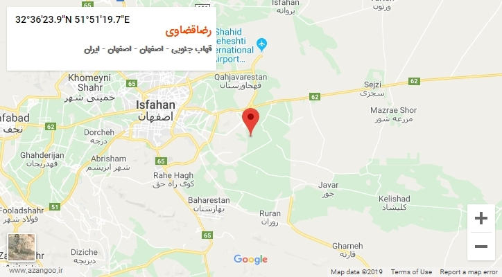 روستای رضاقضاوی بر روی نقشه
