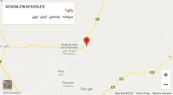 روستای باغو1 بر روی نقشه