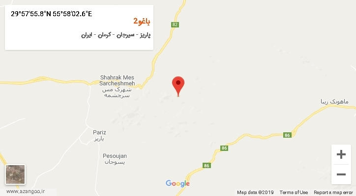 روستای باغو2 بر روی نقشه