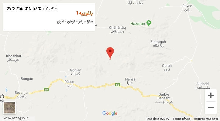 روستای باغوییه1 بر روی نقشه