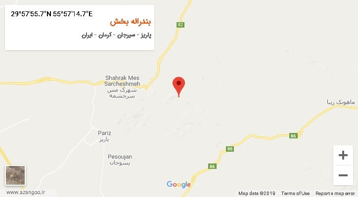 روستای بندراله بخش بر روی نقشه