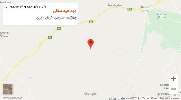 روستای دوماهیه سفلی بر روی نقشه