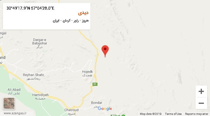 روستای دیدی بر روی نقشه