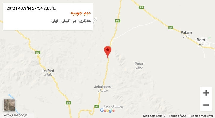 روستای دیم جوییه بر روی نقشه