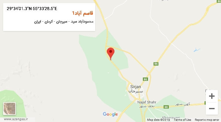 روستای قاسم آباد1 بر روی نقشه