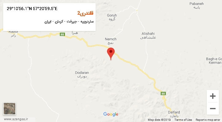 روستای قلندری2 بر روی نقشه